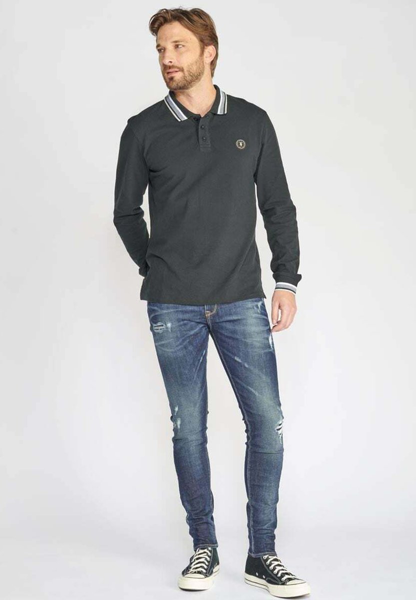 Jeans Pricilia Le Temps Des Cerises - Taille Haute 7/8ème Bleu Délavé