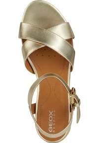 Geox D Ischia Sandali Con Zeppa Donna In Pelle - Comodi Ed Eleganti Con Suola In Gomma - Foto 4