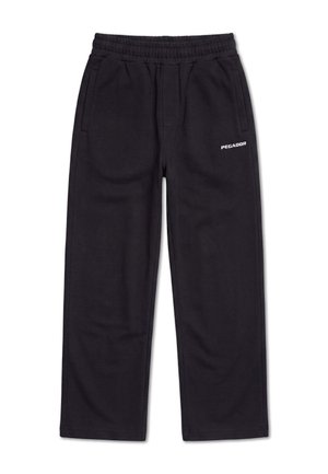 Pegador, PEGADOR LOOSE JOGGINGHOSE LOGO - Pantalones deportivos - black