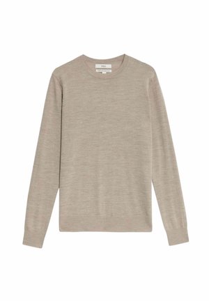 Marks & Spencer PURE CREW NECK - Jersey de punto - cappuccino