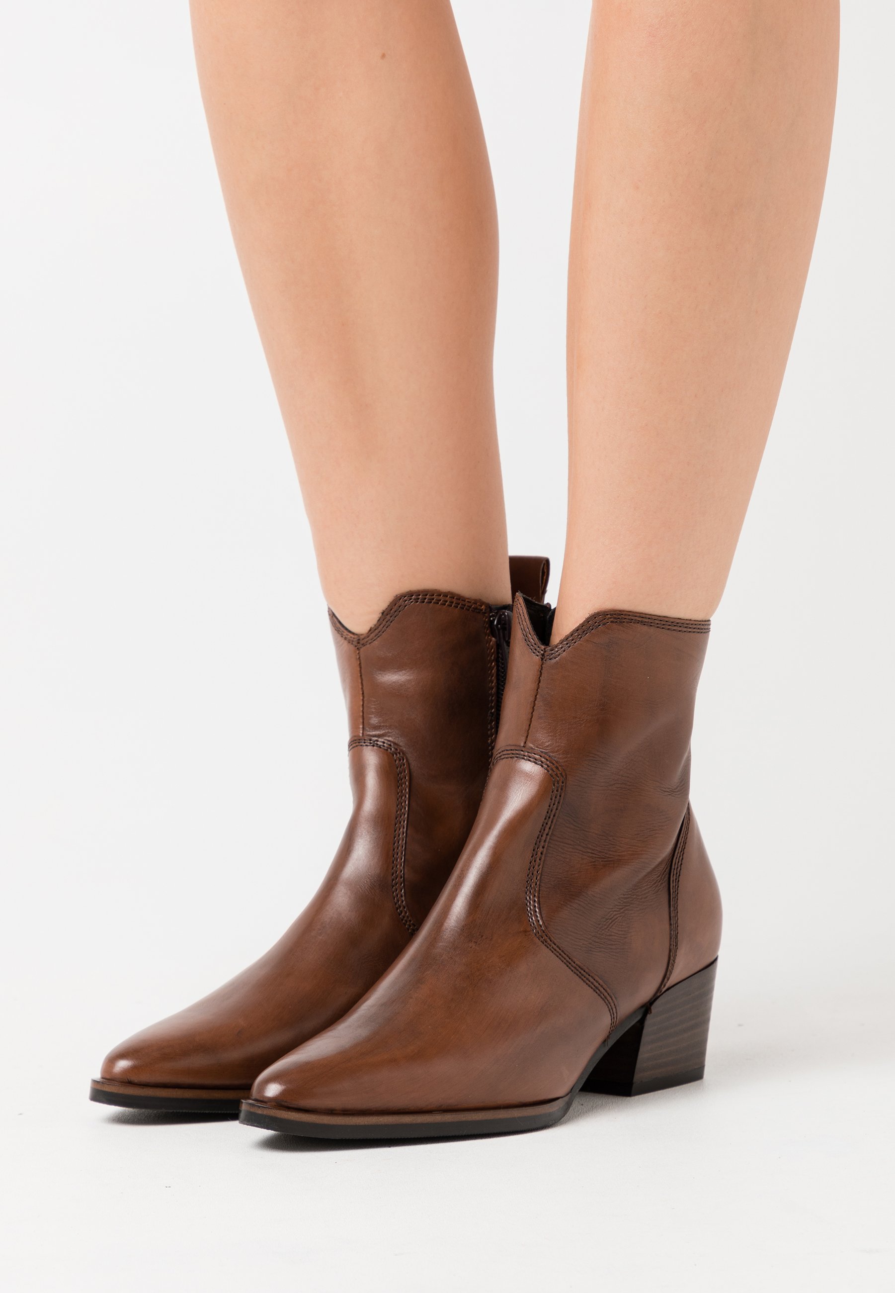 Stiefeletten Damen Maripe Stiefeletten Braun Günstige Maripé