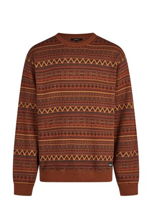 Iriedaily, IRIEDAILY STRICKPULLOVER MINEO - Strickpullover - tabacco