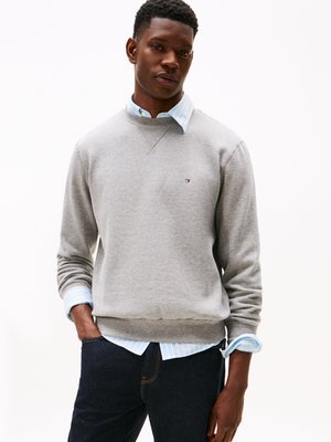 ESSENTIAL CREWNECK - Melegítőfelső - medium grey heather