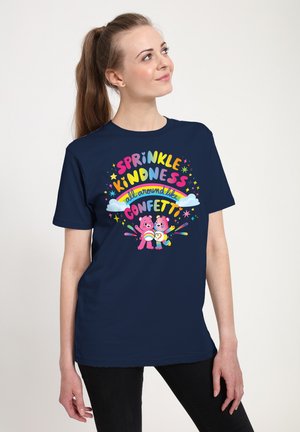 CARE BEARS TOGETHERNESS SPRINKLE KINDNESS - Camiseta estampada - navy blue