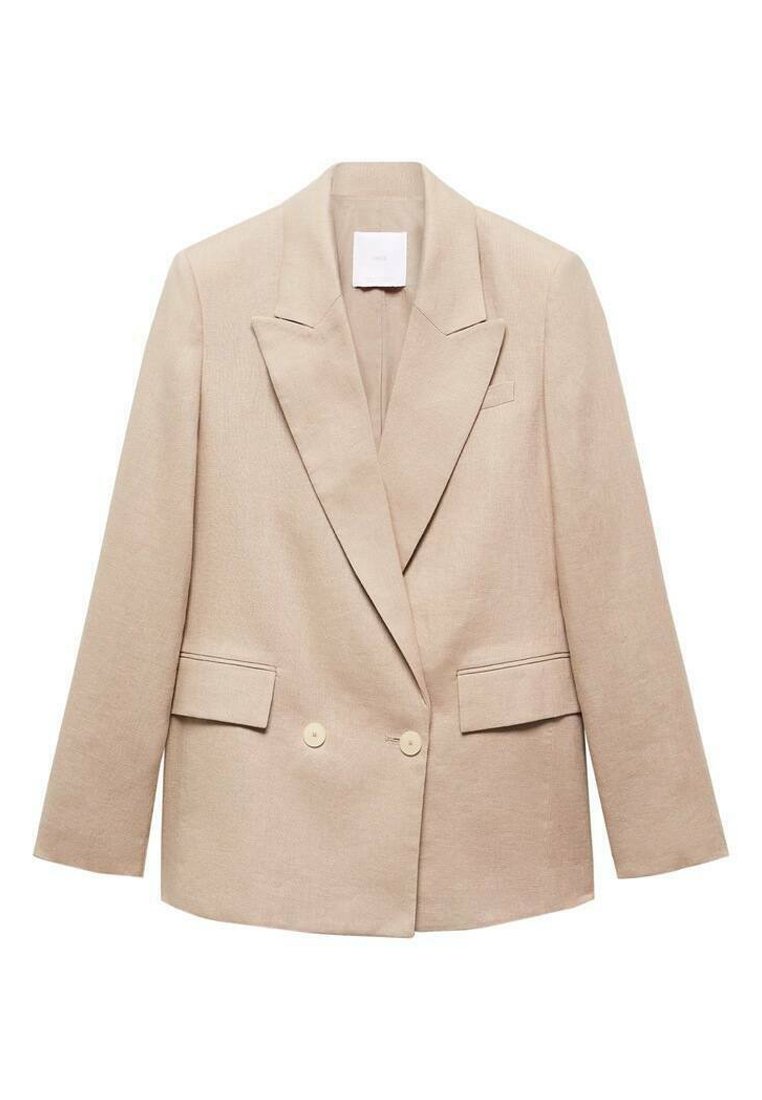 Mango Blazer zandkleur