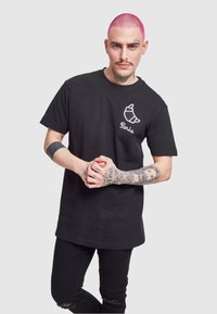 Mister Tee PARIS TEE - Camiseta estampada - black