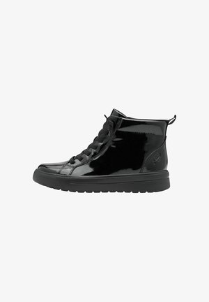Jana SNEAKER - High-top trainers - black patent