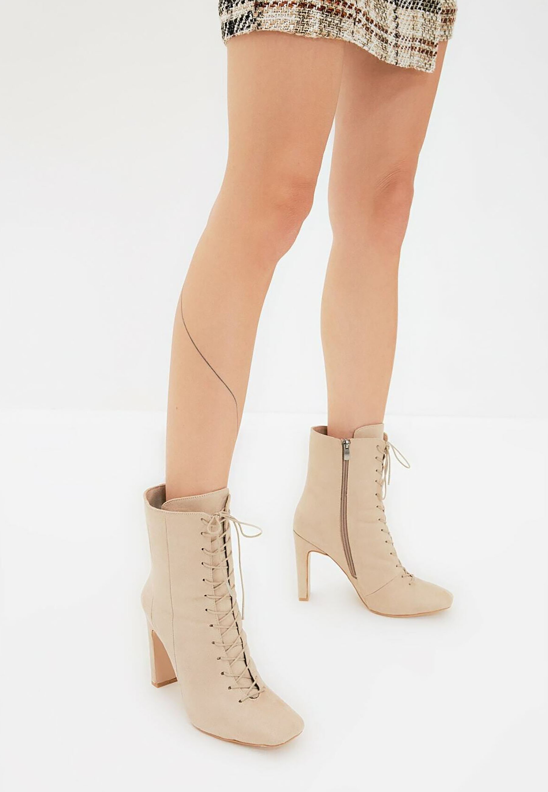 Trendyol Botines de tacón - beige - Zalando.es