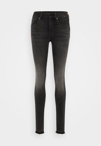 3301 SKINNY WMN - Jeans Skinny Fit - worn in black moon