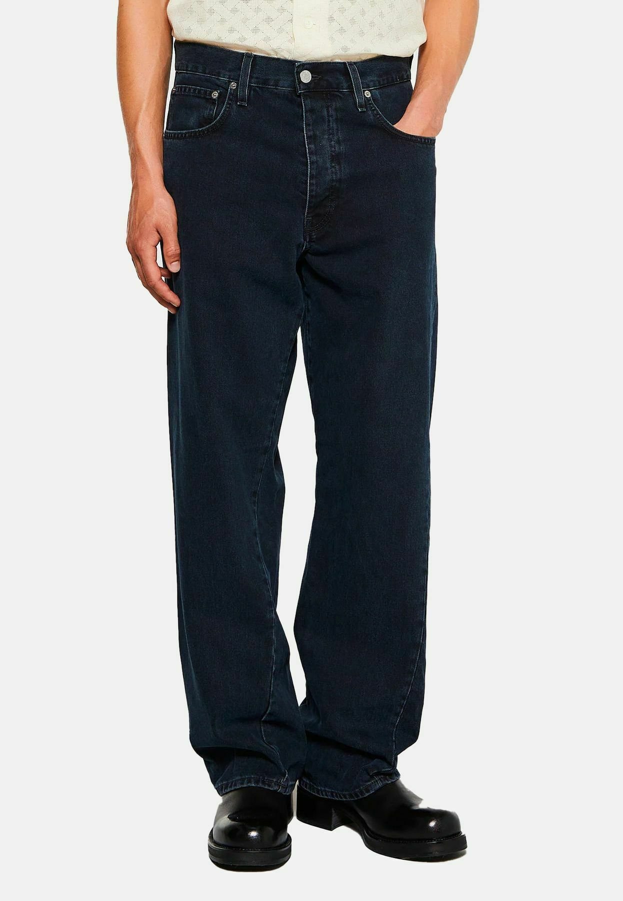 SUNFLOWER WIDE TWIST - Jeans a sigaretta - blue black/blu - Zalando.it