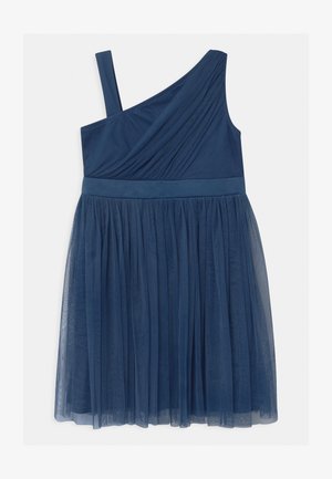 GATHERED ASYMMETRIC - Vestito elegante - indigo blue