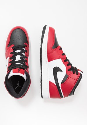 AIR 1 MID UNISEX - Scarpe da basket - black/gym red