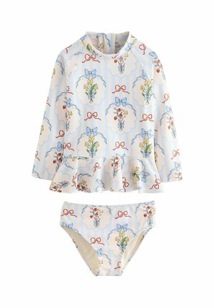 Next, REGULAR FIT - SET - Swimsuit - blue/white bow