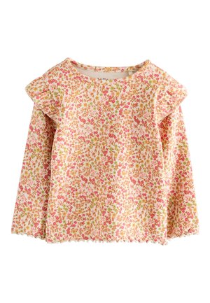 Next REGULAR FIT - LONG SLEEVE FRILL - Longsleeve - orange ditsy floral