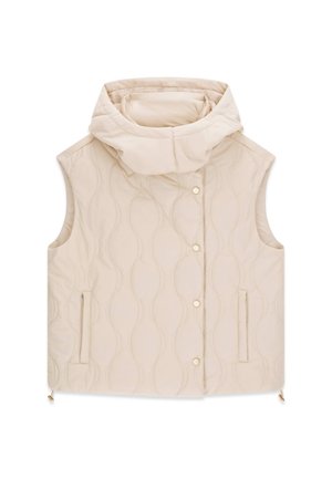 Guess, GESTEPPTE KAPUZENWESTE - Veste sans manches - creme