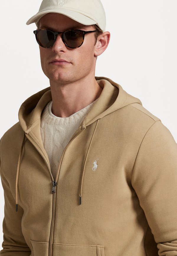 DOUBLE KNIT FULL ZIP HOODIE - Zip-up sweatshirt - vintage khaki4