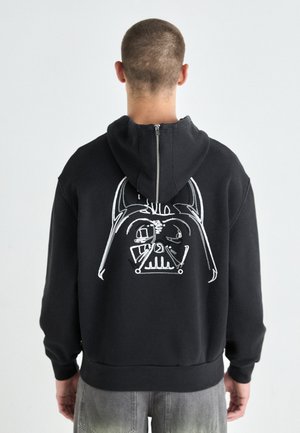 VARSITY - Zip-up sweatshirt - black