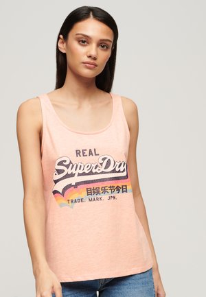 Superdry & Co VINTAGE LOGO - Top - shell pink marl