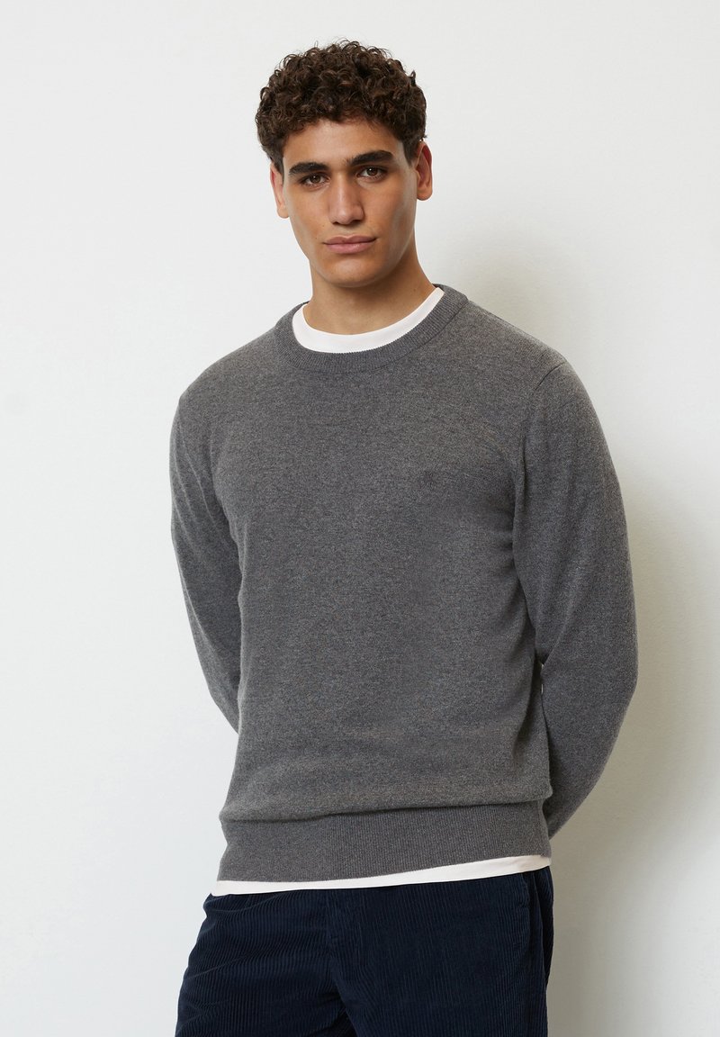 Marc O'Polo CREWNECK - Džemperis - graphite grey melange