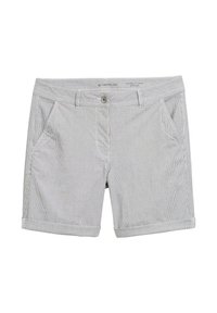 Short - delicate black white stripe