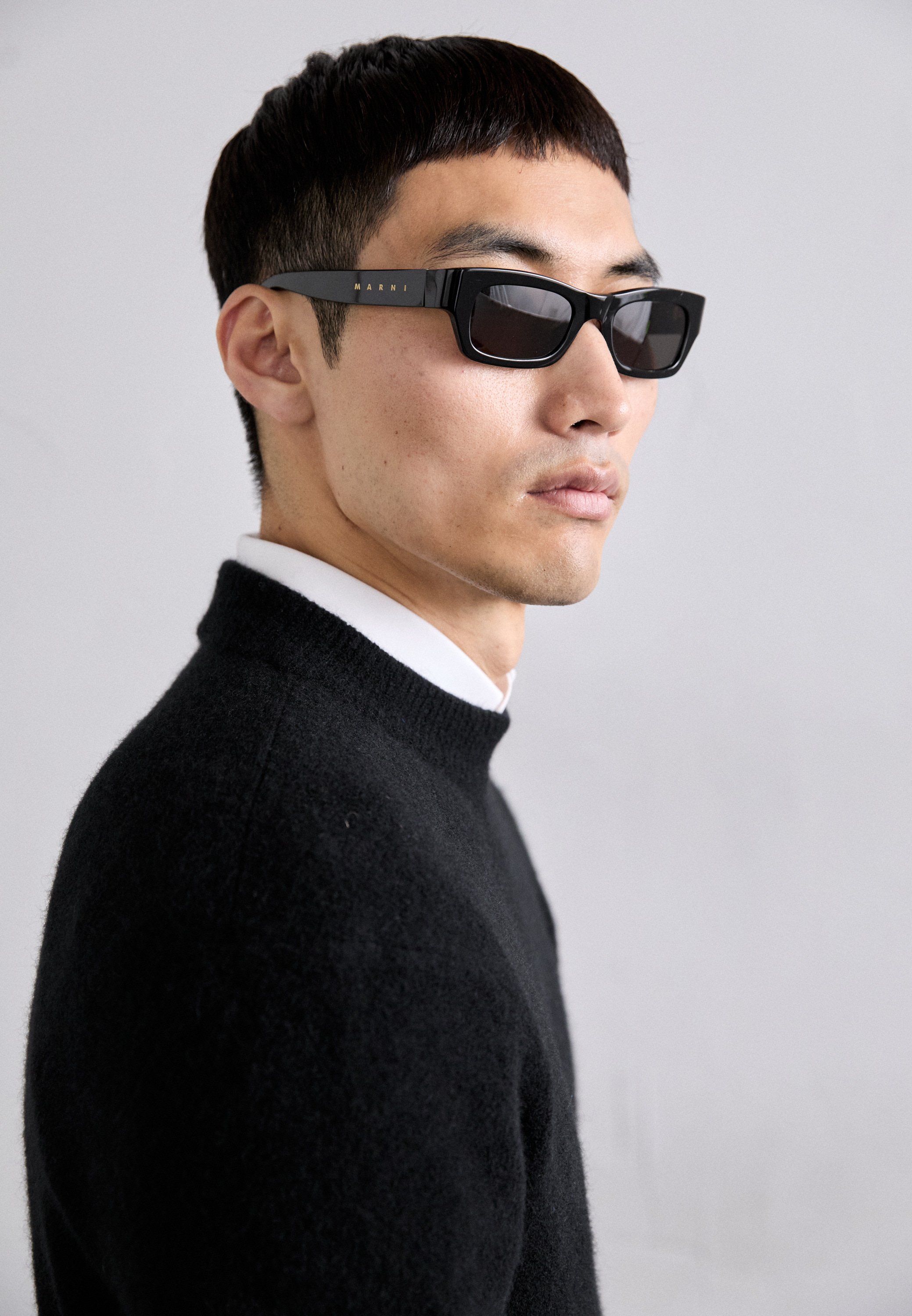 Marni HAICLI UNISEX - Sunglasses - black - Zalando