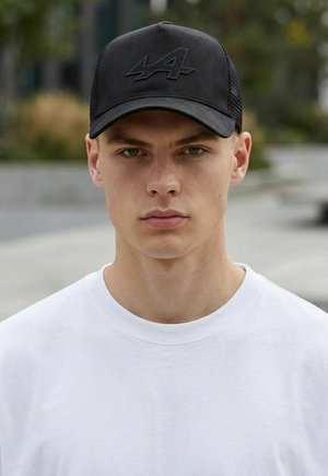 New Era, TRUCKER   FAUX SUEDE ALPINE RACING - Cap - charcoal