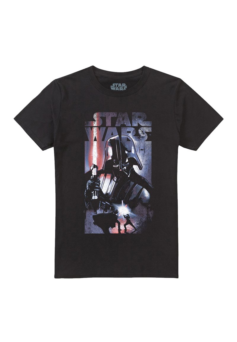 Star Wars T-shirt print zwart