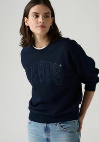 Levi's® GRAPHIC HERITAGE CREW EAGLE - Felpa - levis raw edge appl