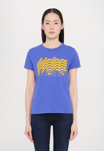 Mother THE BOXY GOODIE GOODIE TEE - T-shirt print - blue