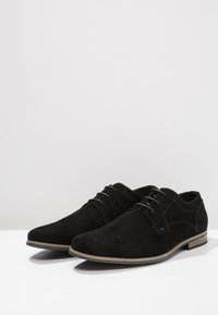 River Island Stringate - black