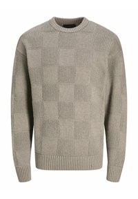 Striktrøje - greige