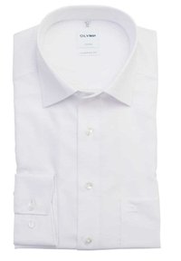 OLYMP LUXOR COMFORT FIT LANGARM NEW KENT KRAGEN - Hemd - weiß