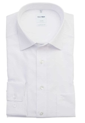 LUXOR COMFORT FIT LANGARM NEW KENT KRAGEN - Hemd - weiß