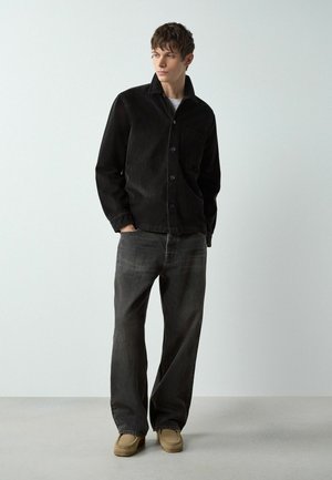 AUTHENTIC WASHED - Baggy Jeans - black denim