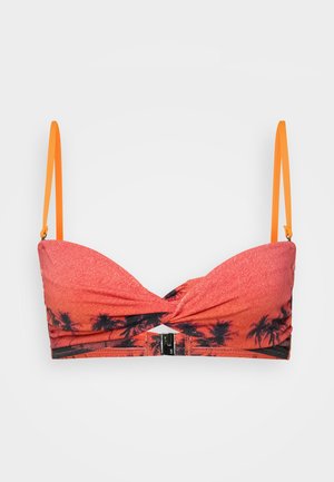 It's Now Cool THE TWIST BANDEAU - Top de bikini - orange