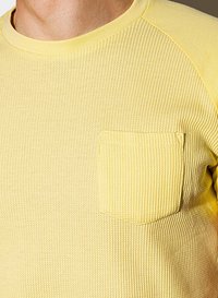 Ombre PLAIN S1182 - T-shirt basique - yellow