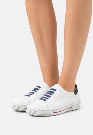Sneakers laag - weiß/marine