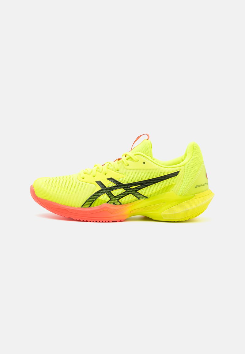 ASICS SOLUTION SPEED FF 3 - Chaussures de tennis toutes surfaces - safety yellow/black
