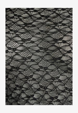 Zizzi, TRANSPARENTE BLUSE AUS SPITZE MIT LANGEN ÄRMELN - Langarmshirt - schwarz