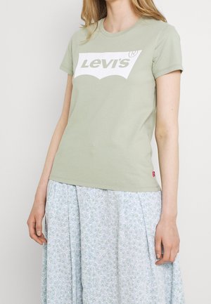 Print T-shirt - khaki