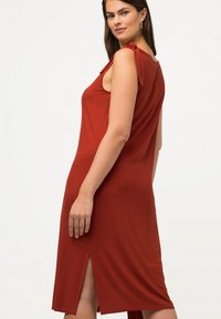 Ulla Popken Žerzejové šaty - brown