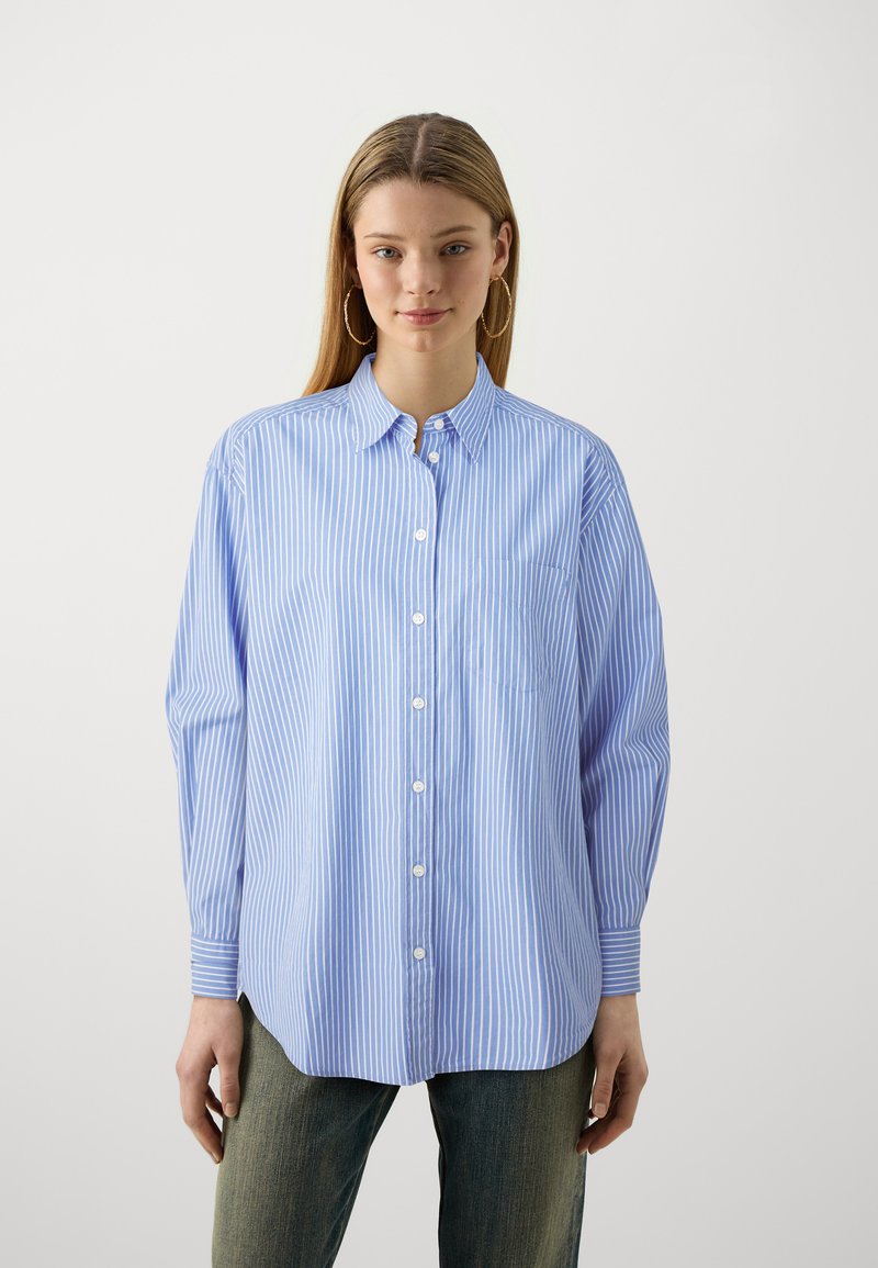 GAP - THE BIG  - Overhemdblouse - blue/white, Vergroten