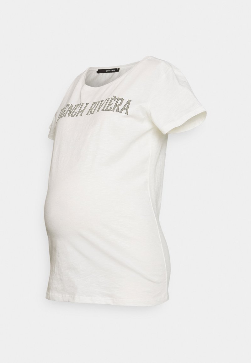 Supermom T-shirt print crème