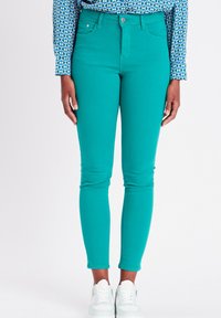 Cache Cache 5-POCKET - Jeans Skinny Fit - vert d eau