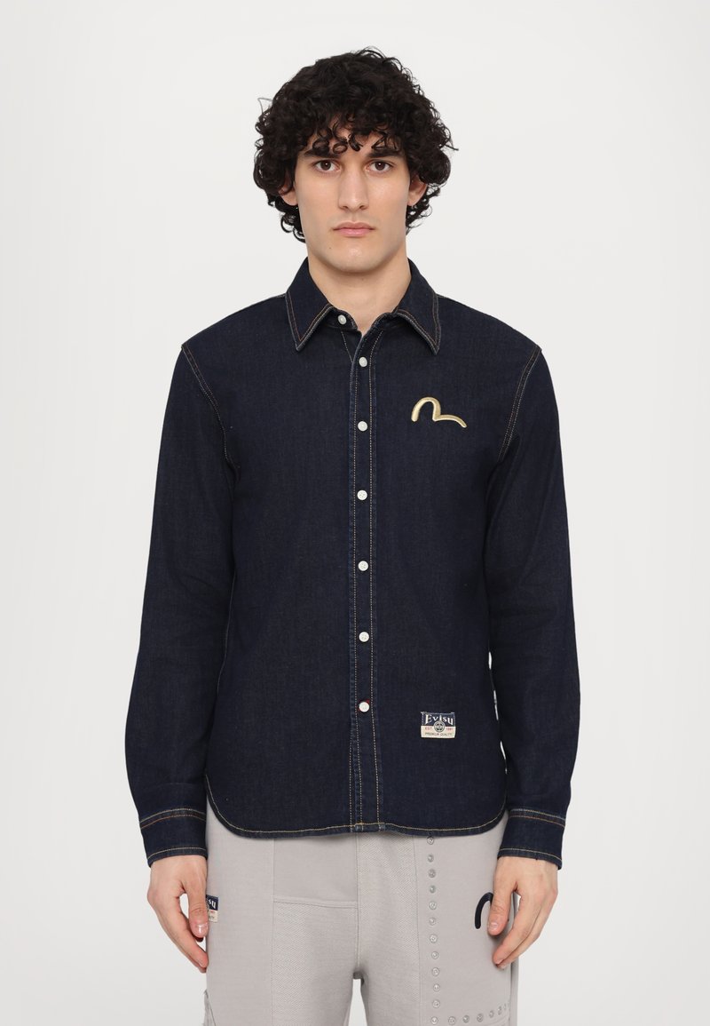 Evisu HAKUTAKU PRINTED SHIRT - Ing - indigo