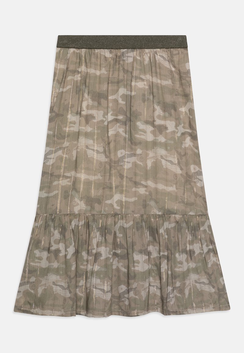 IKKS JUPE LONGUE - Maxi sukně - kaki