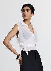 Calliope Bluse - bianco lana