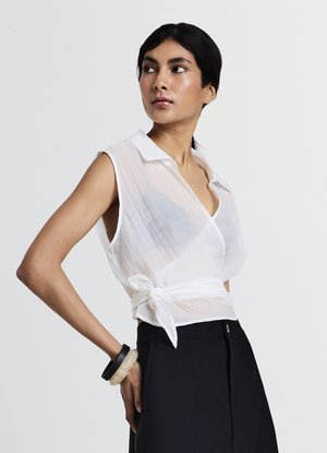 Calliope Bluse - bianco lana