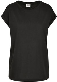 EXTENDED SHOULDER TEE - T-Shirt basic - black