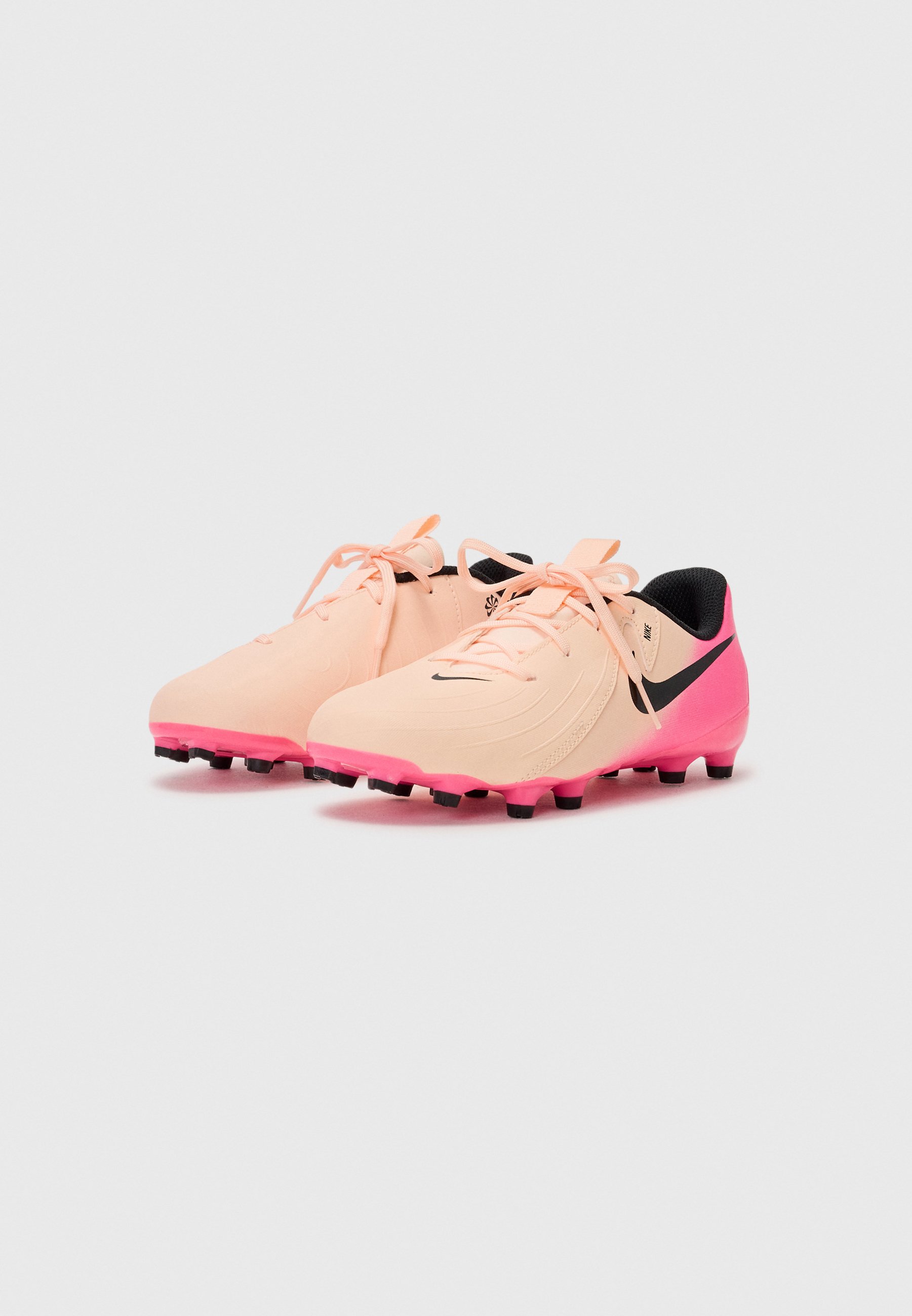 peach nike football boots